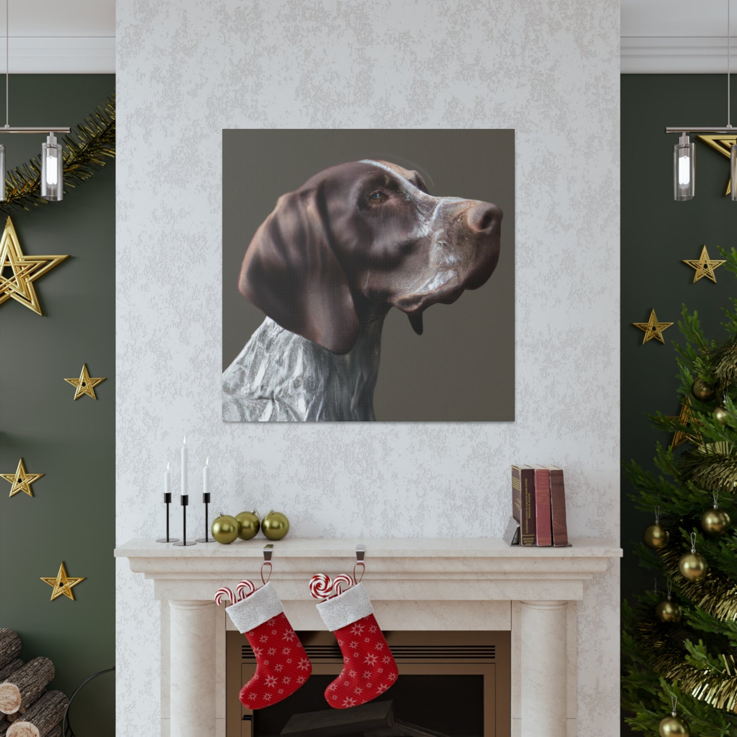 Pointer Perfection. - Canvas
