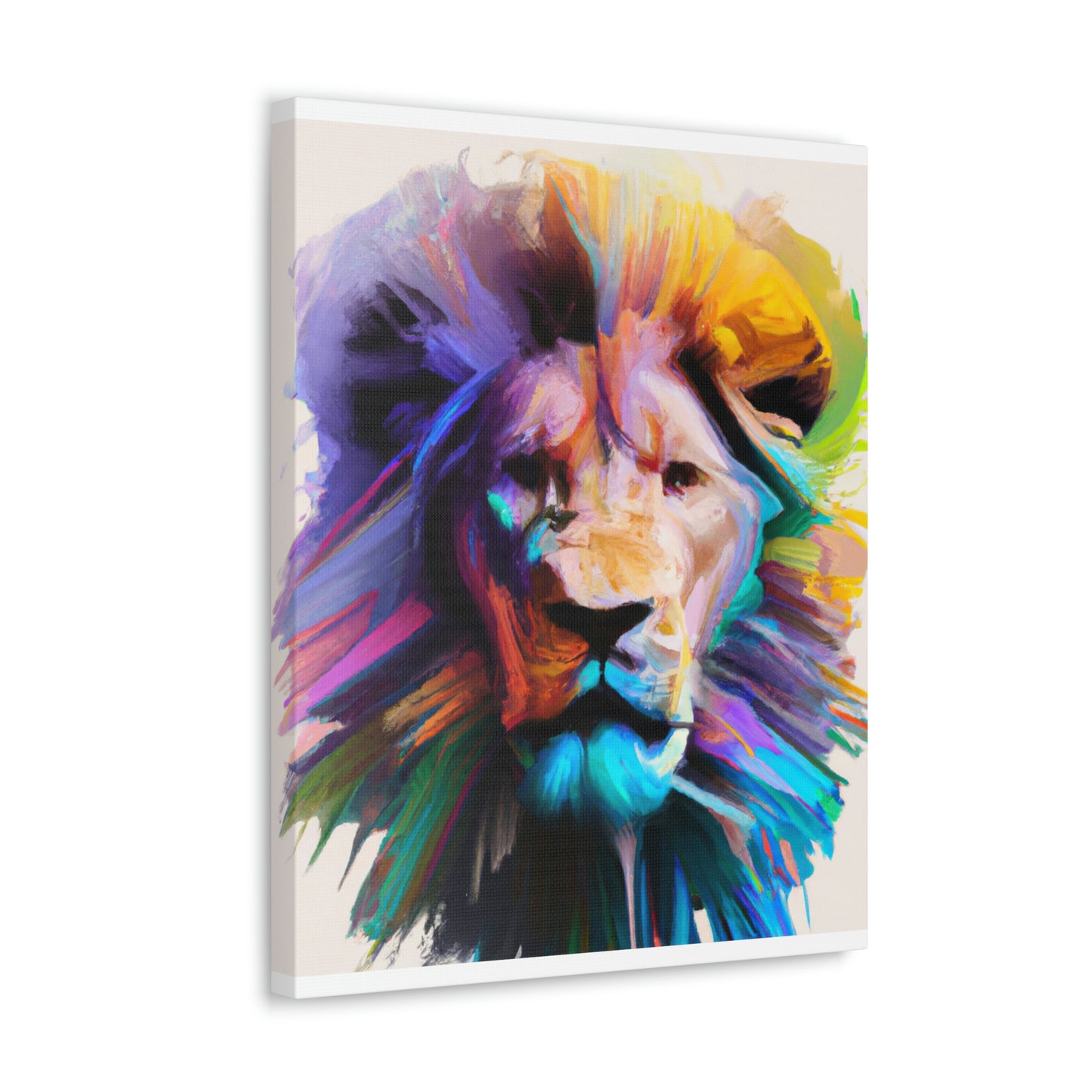 Vibrant Roar. - Canvas