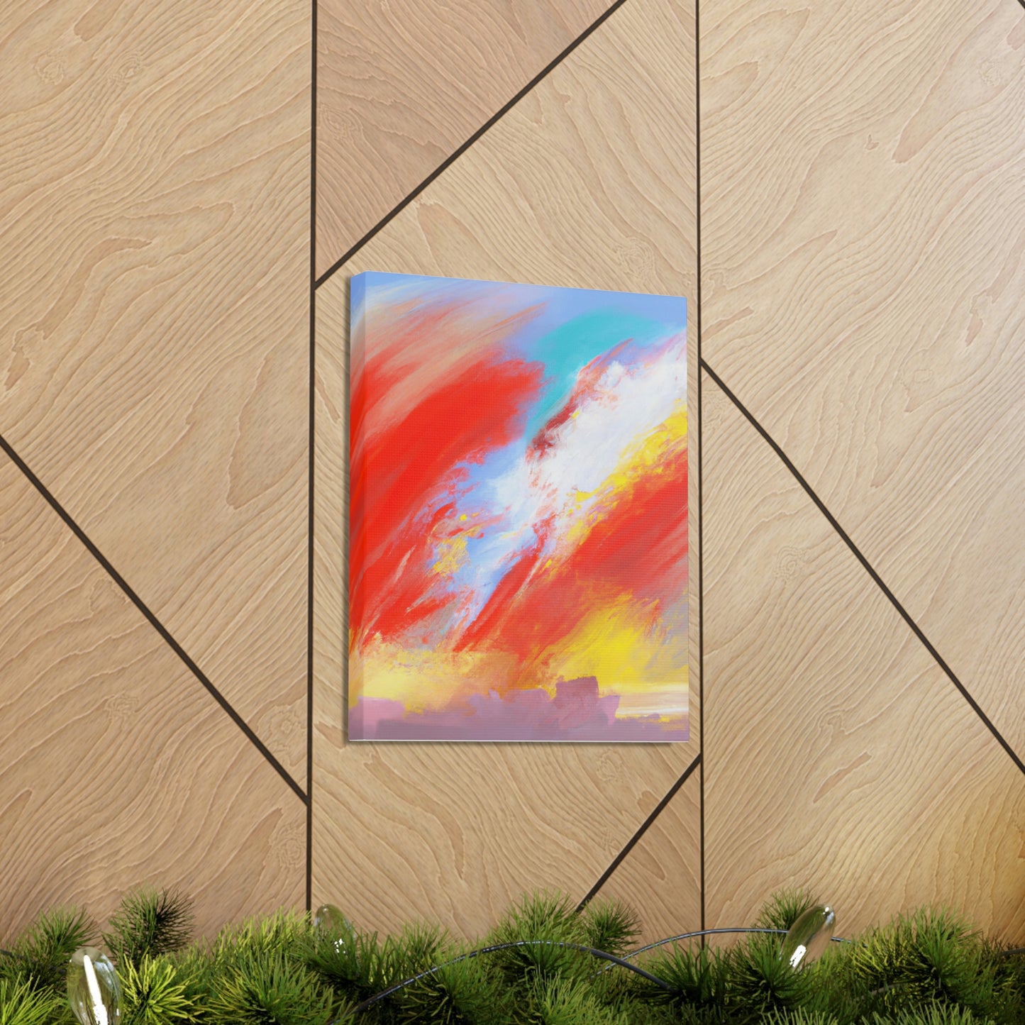 Brush Burst. - Canvas