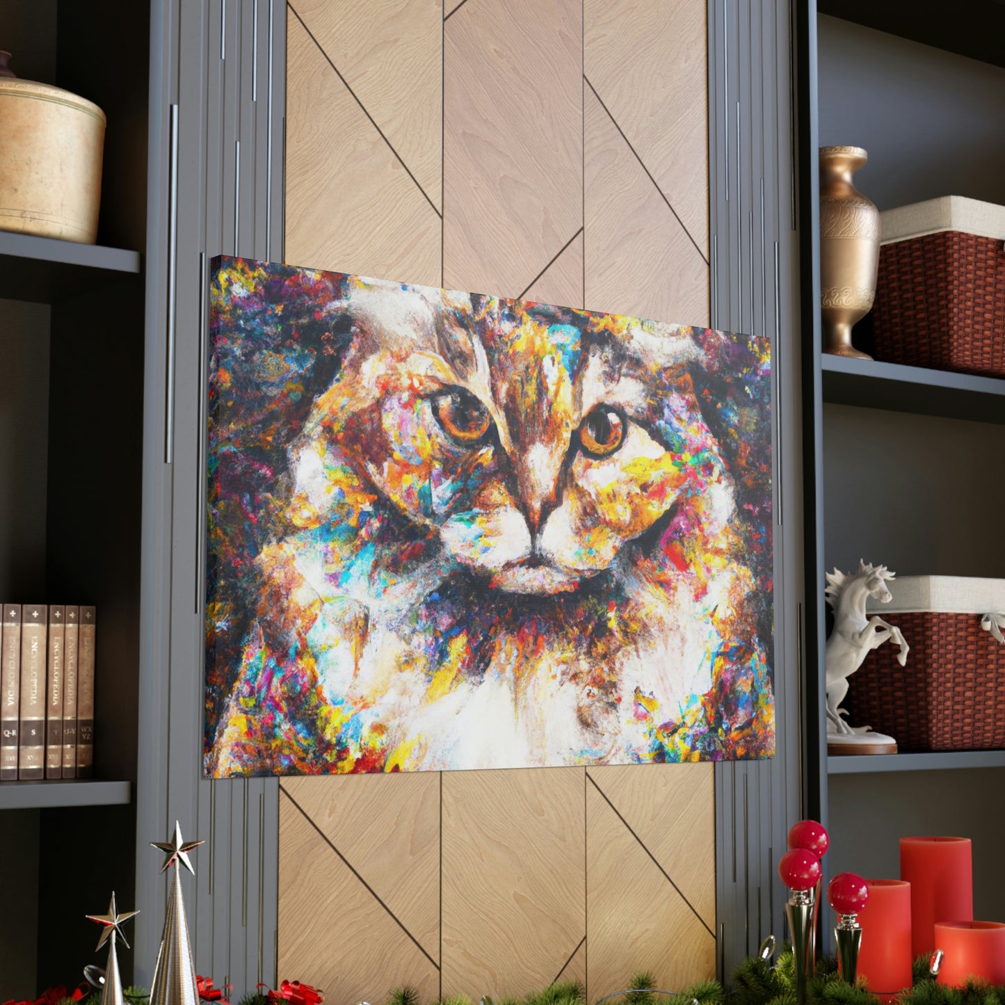 Flower Cat - Canvas