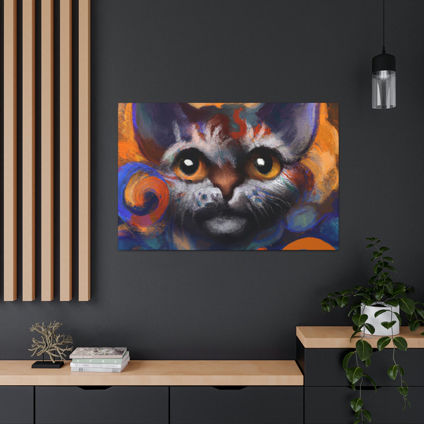 Floret Cat - Canvas