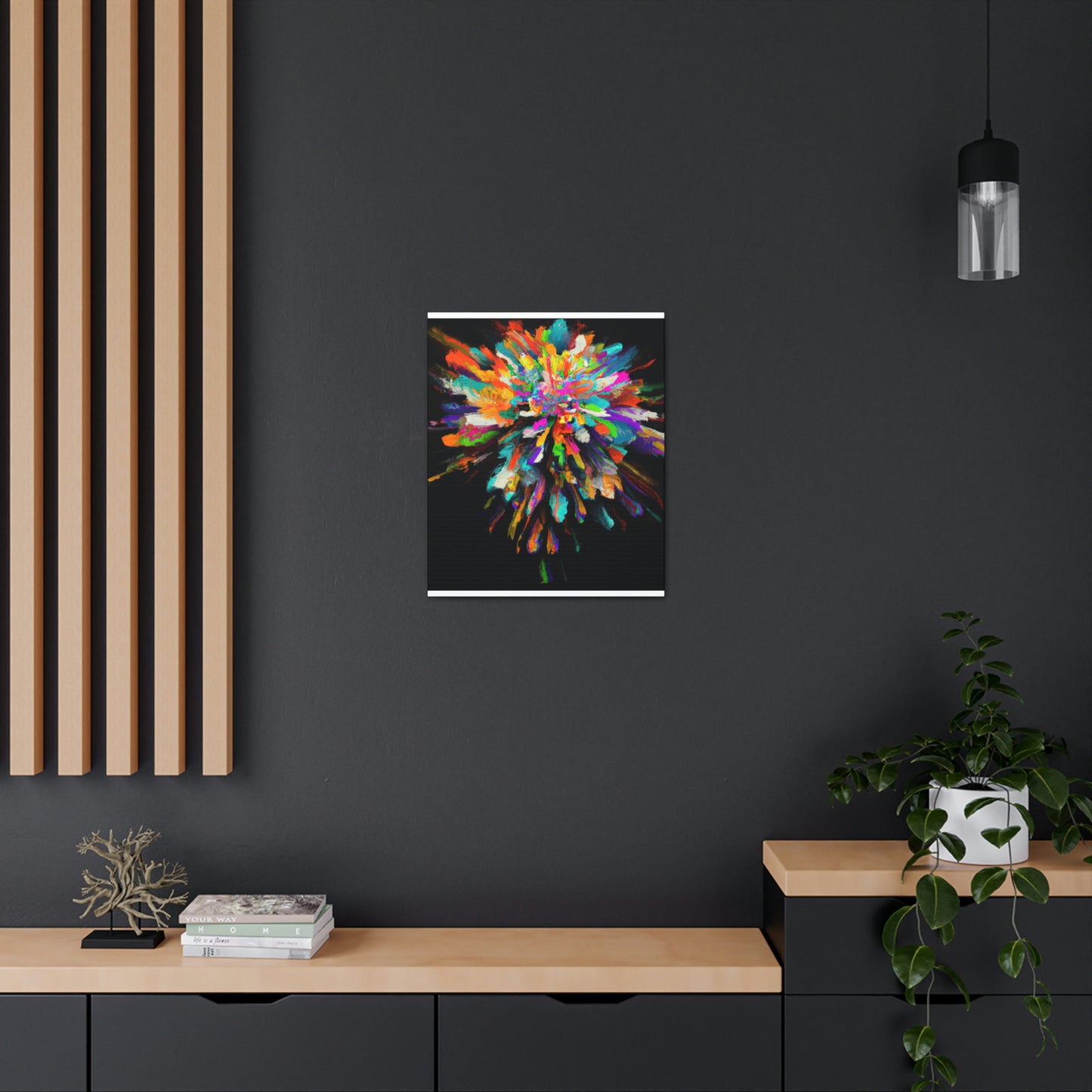 Psychedelic Bloom - Canvas