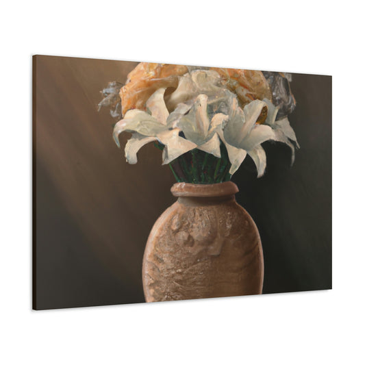 "Intricate Floral Bouquet." - Canvas