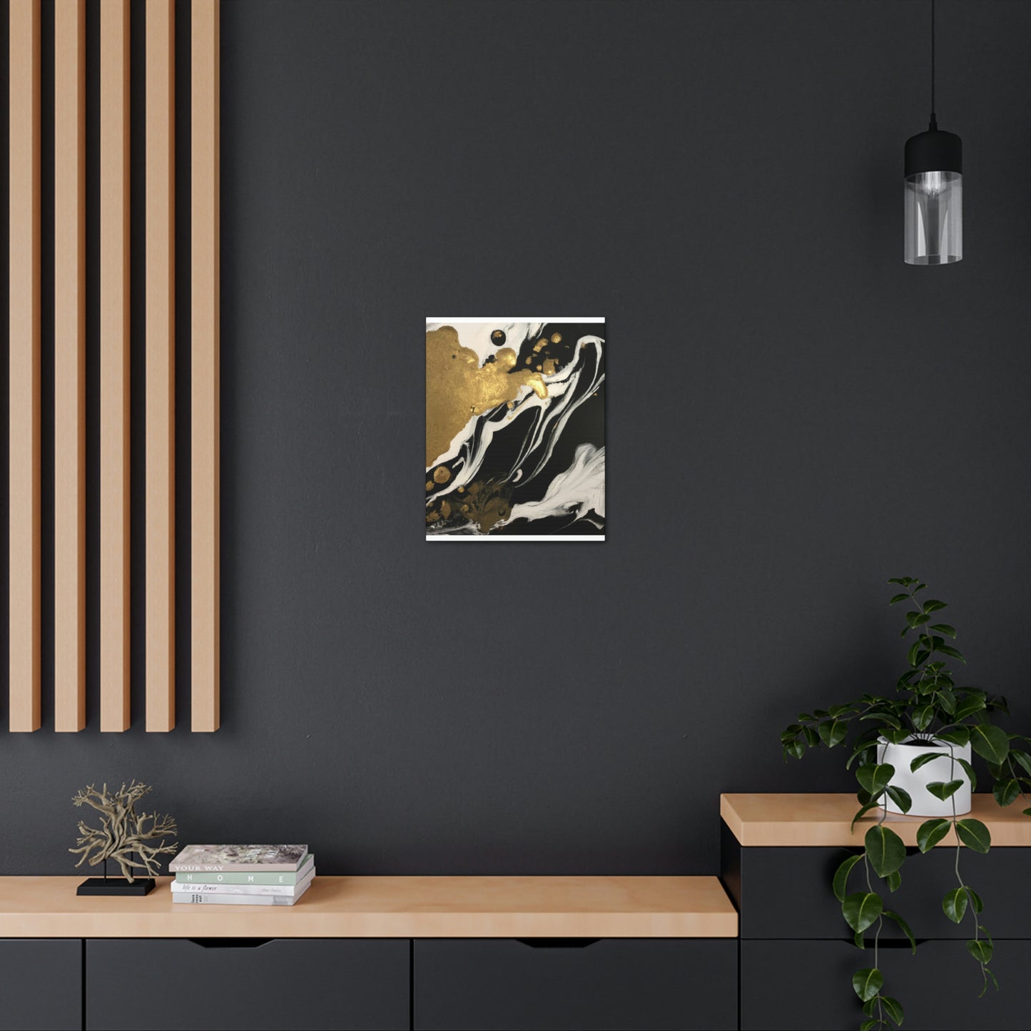 Gilded Mural Bliss - Canvas