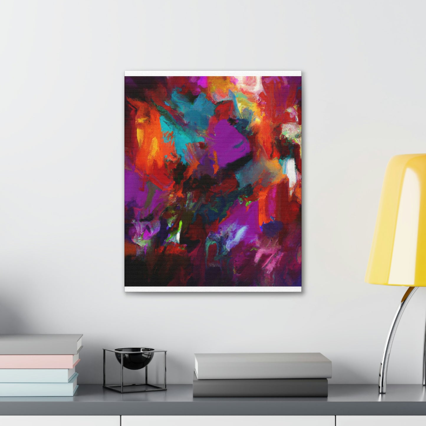 "Color Cascade" - Canvas