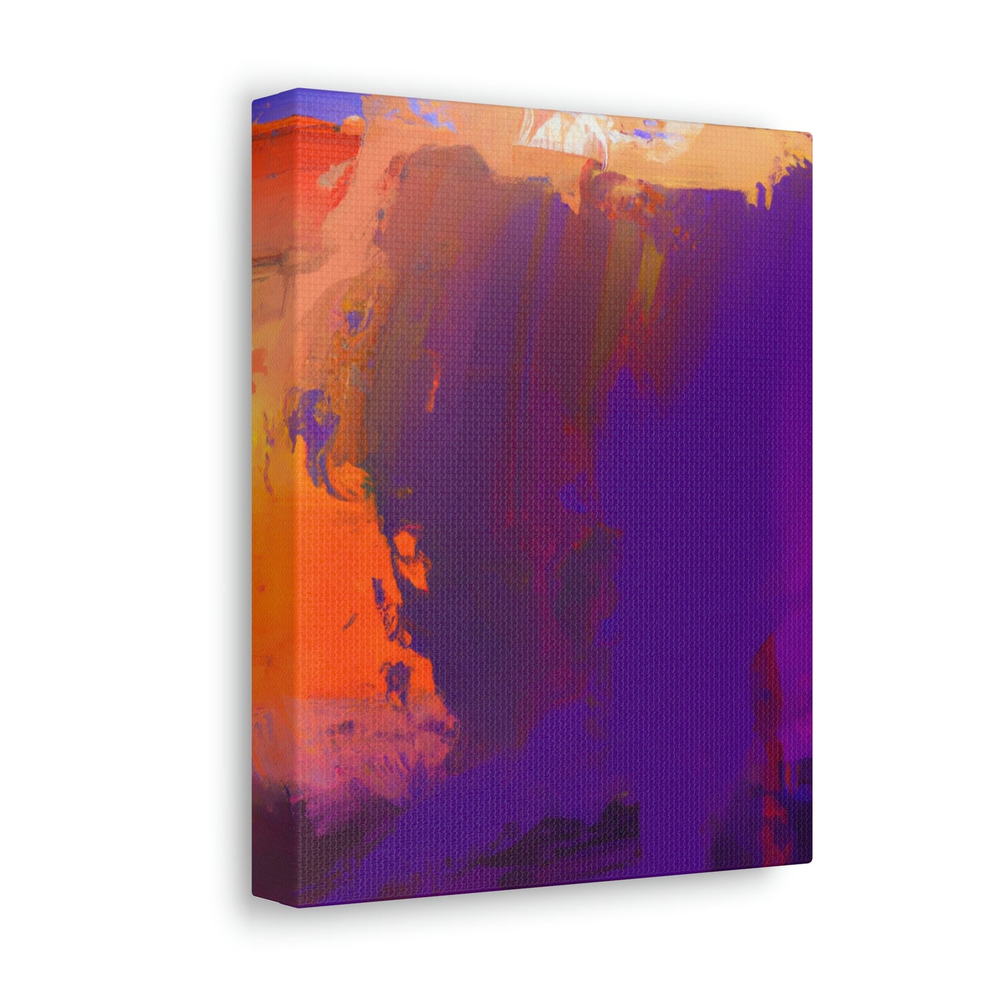 "Brushed Hues" - Canvas