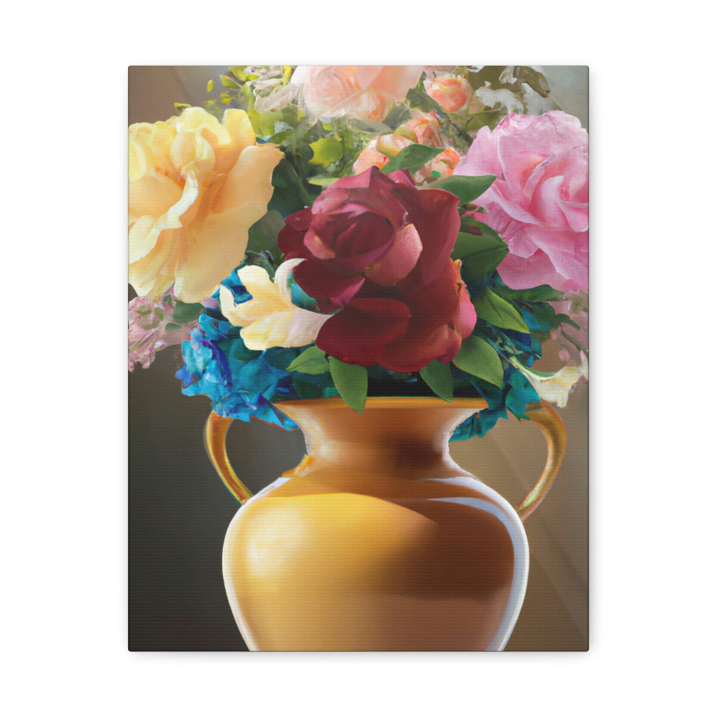 Vase Blossom Splendor - Canvas