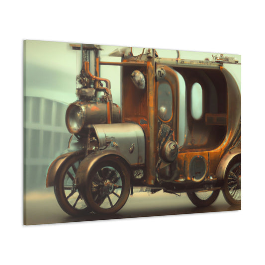 Steampunk Ride. - Canvas