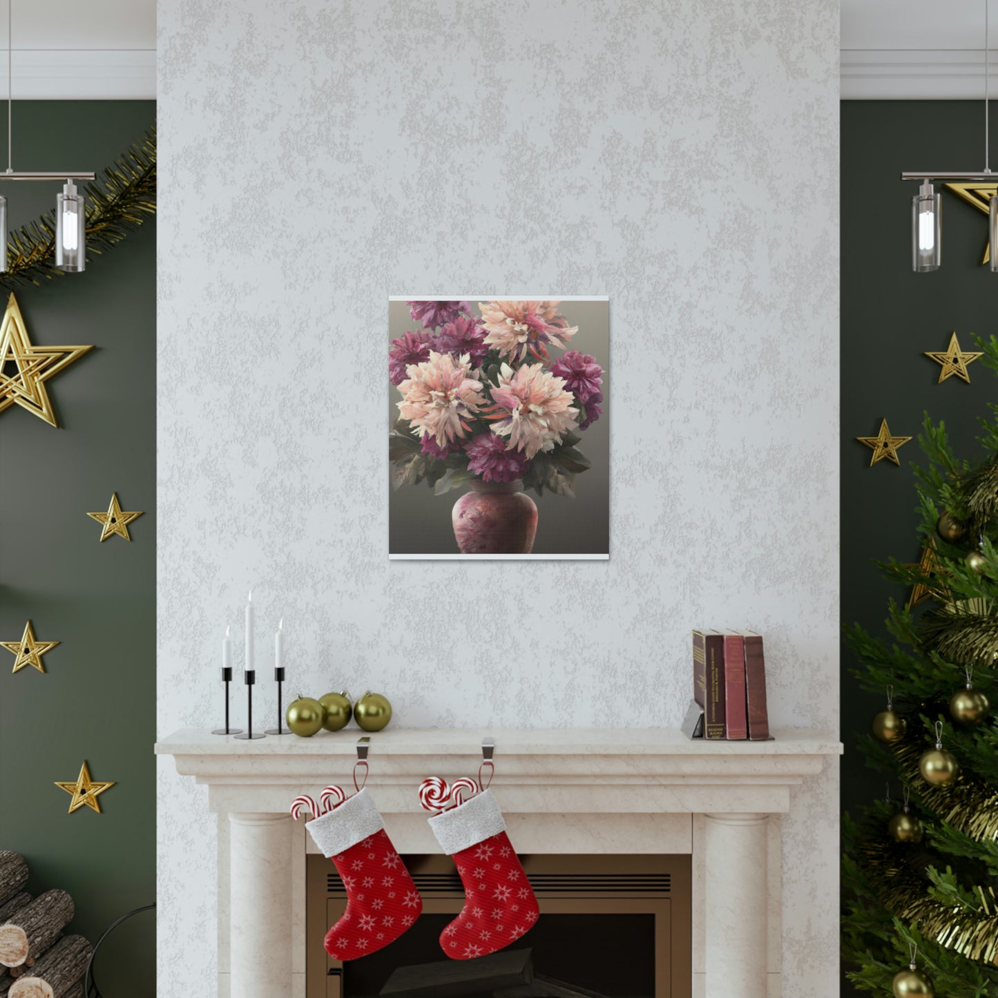"Floral Finesse Art" - Canvas