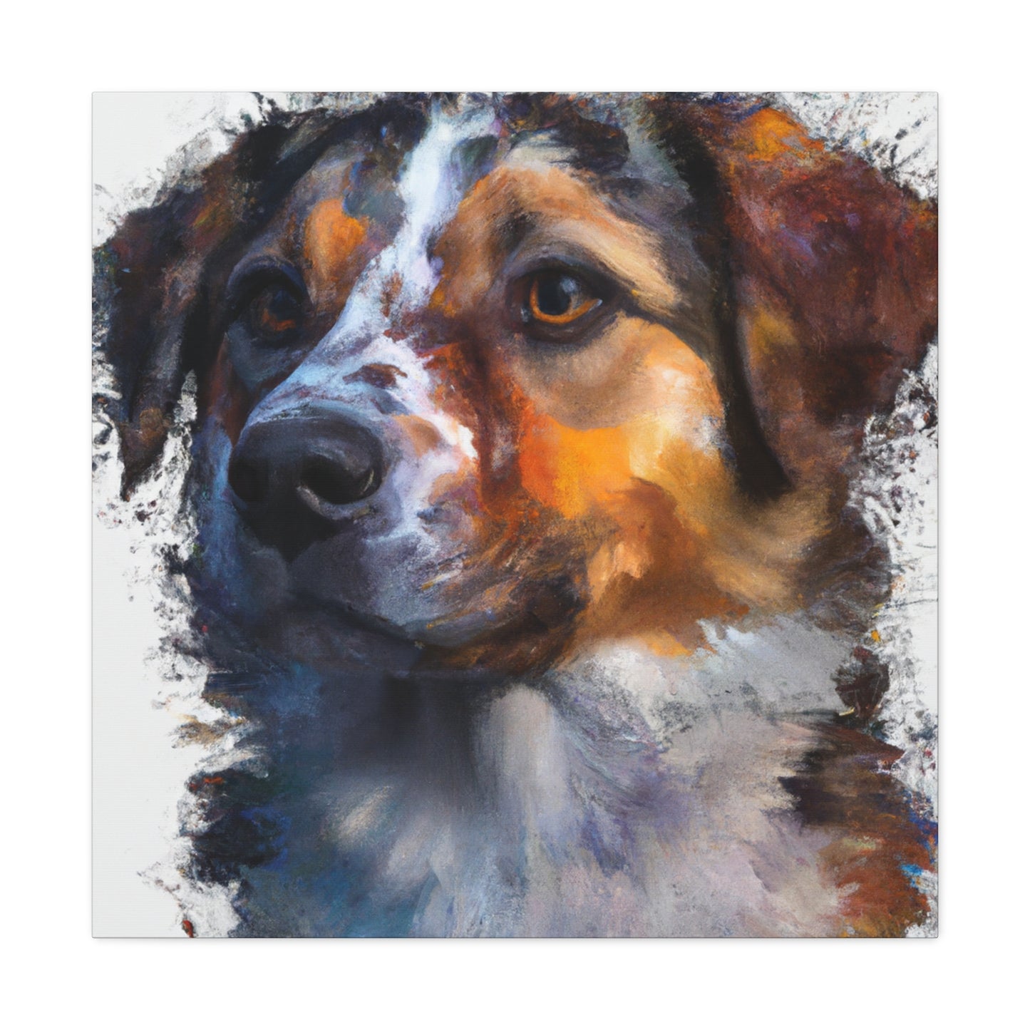 Furry Frenzy. - Canvas