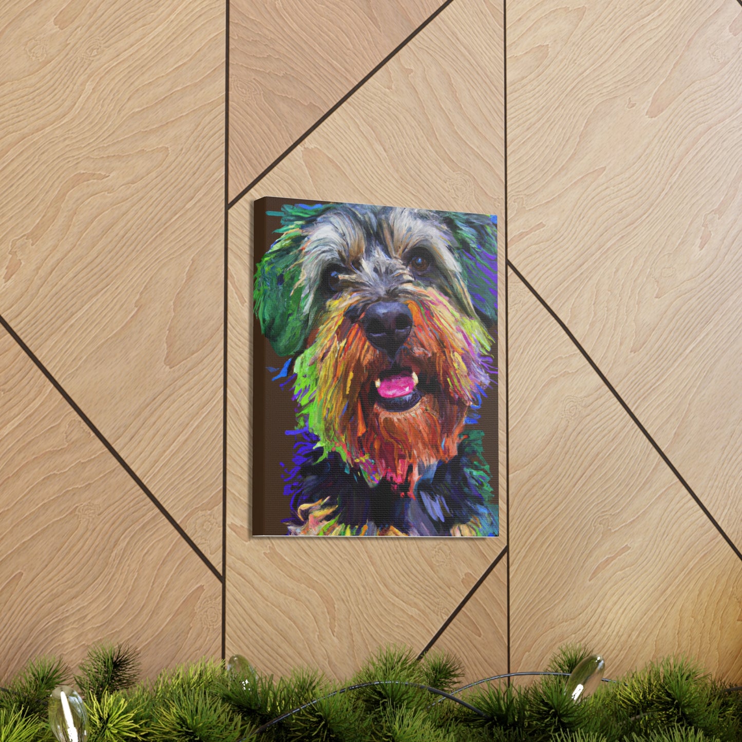 Canine Colorful. - Canvas