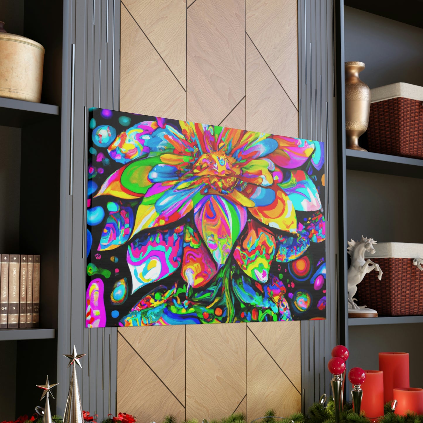 Colorful Joyful Bloom - Canvas