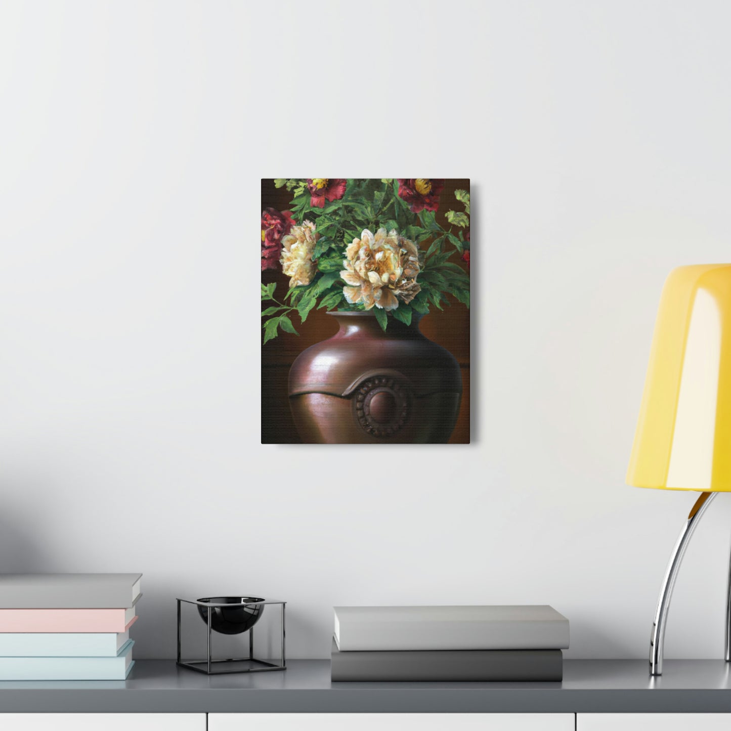 Vase Palette Flourish - Canvas