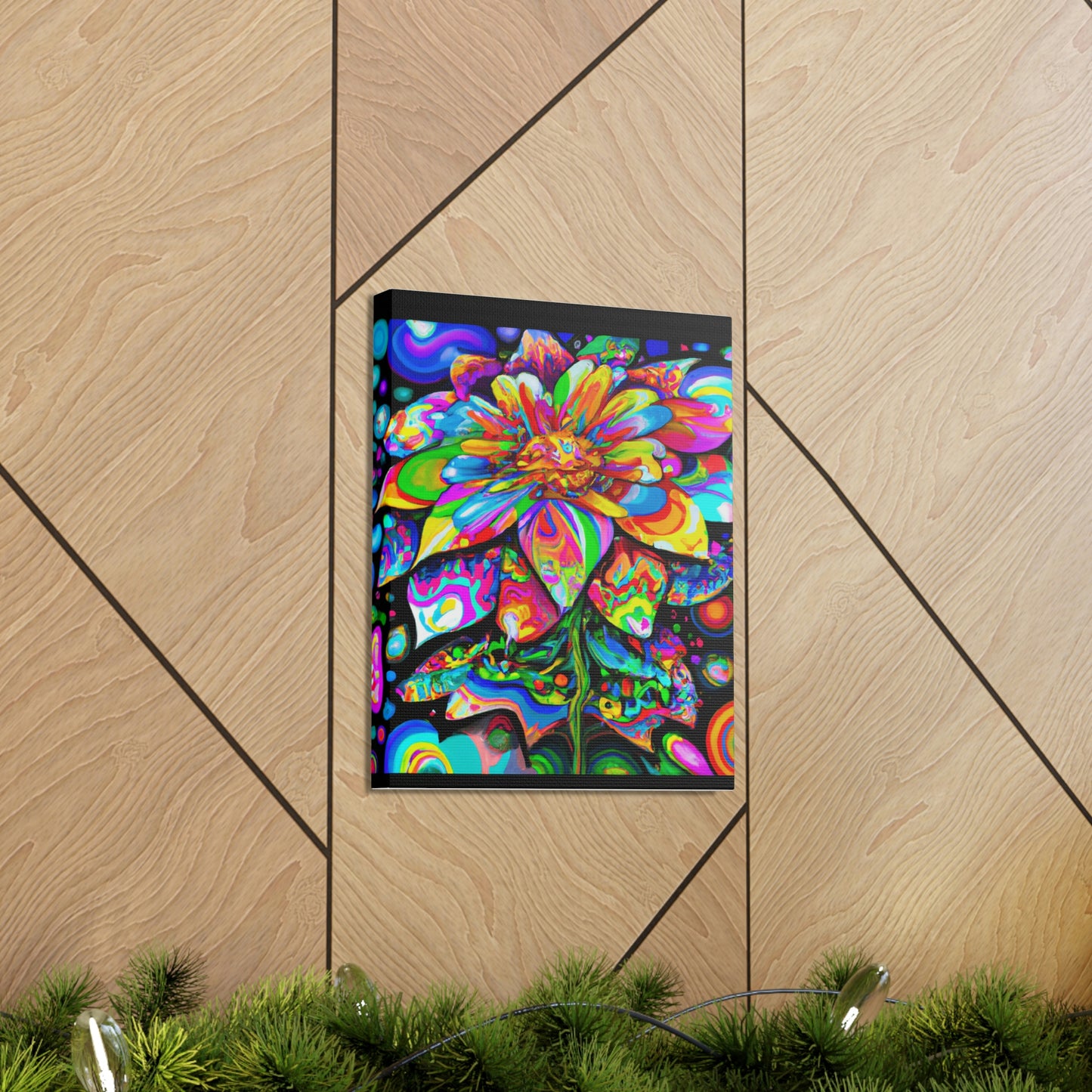 Colorful Joyful Bloom - Canvas