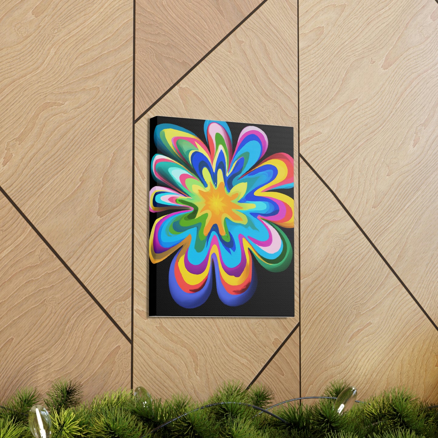 Vibrant Noir. - Canvas