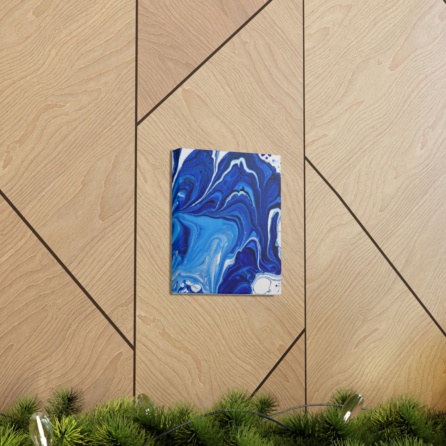 "Aqua Stream" - Canvas