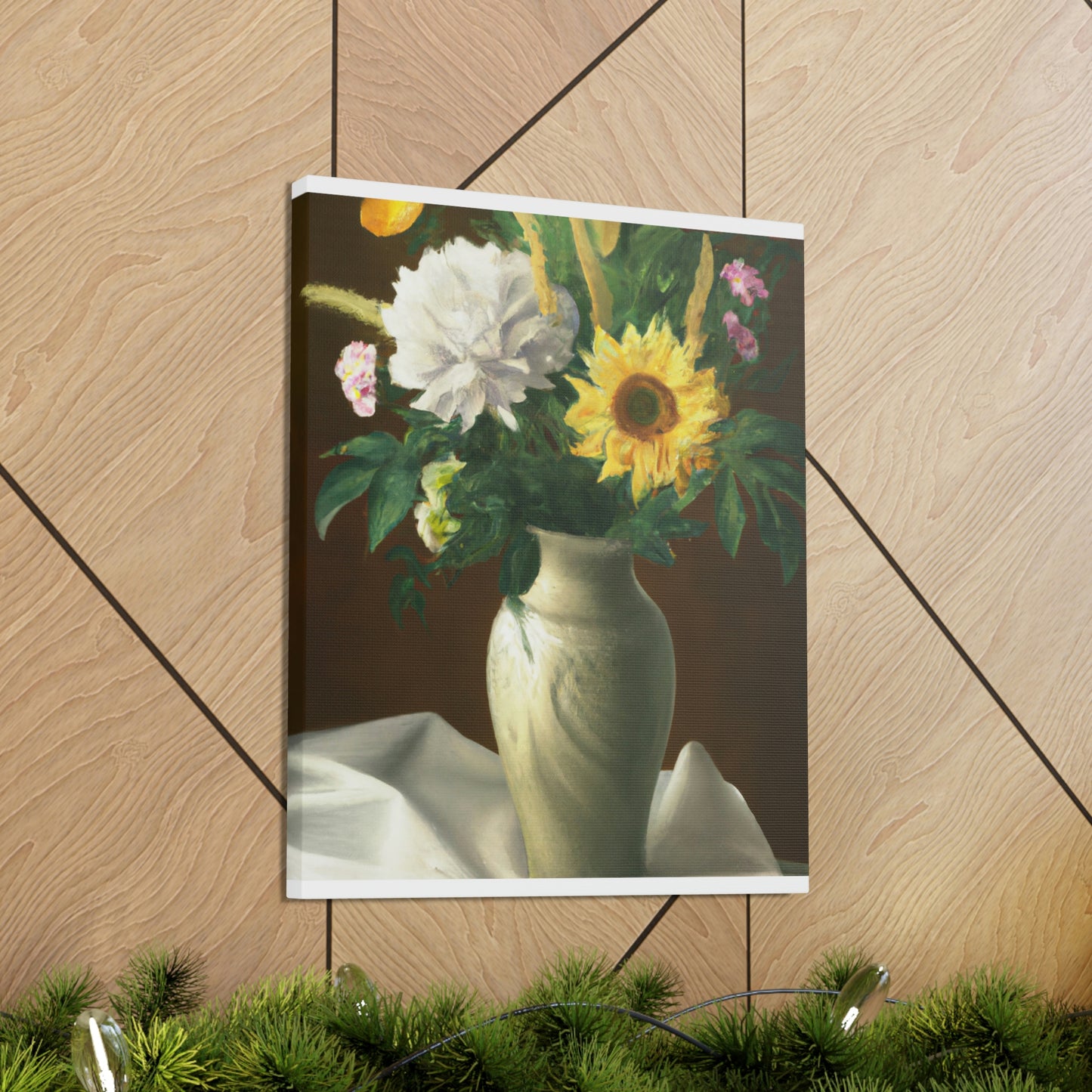 Floral Essence Glow. - Canvas