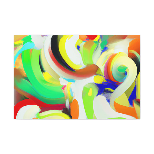 Radiant Brushstrokes - Canvas