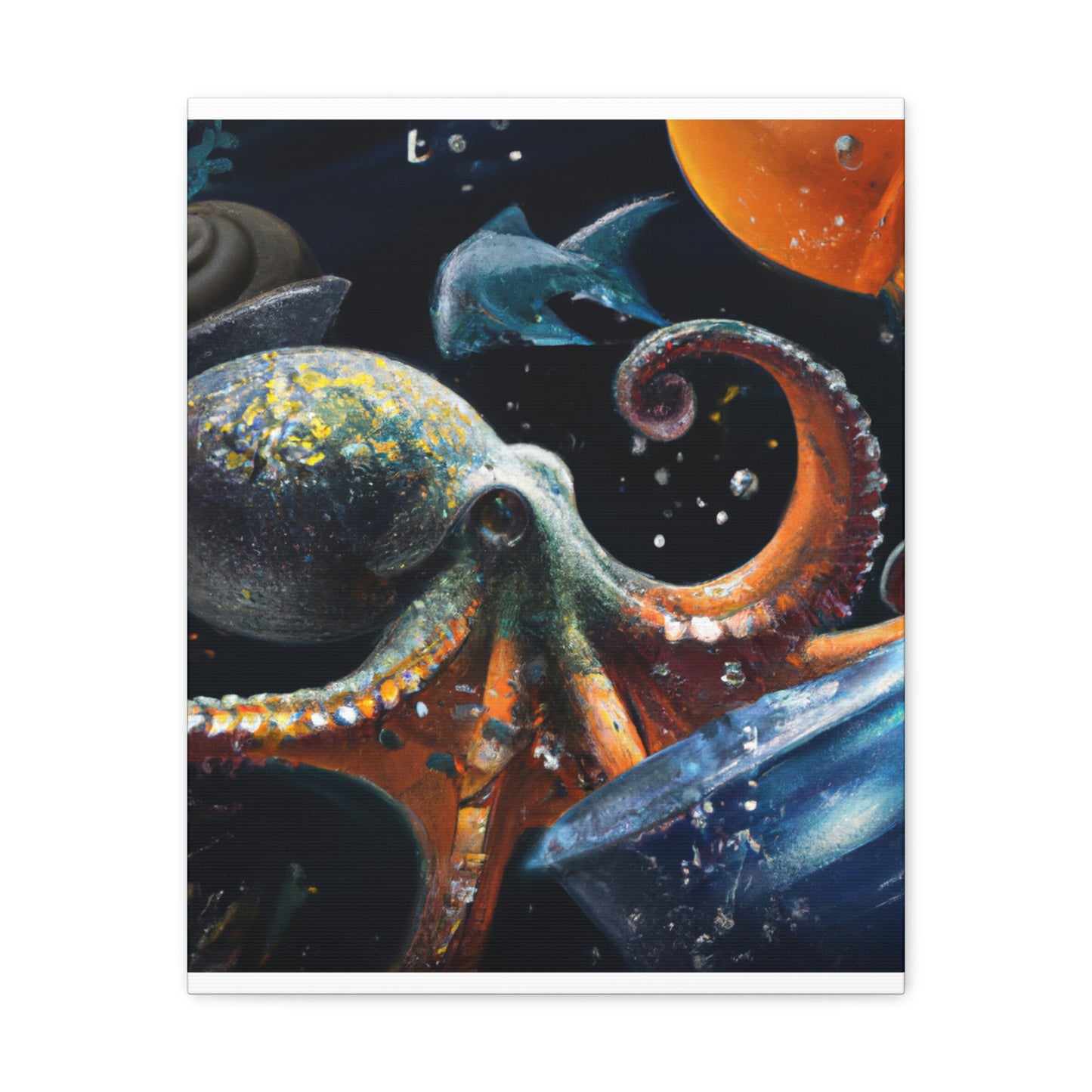 Oceanic Coral Scene - Canvas