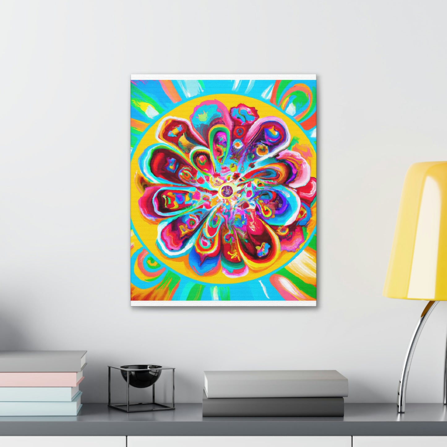"Psychedelic Bloom" - Canvas