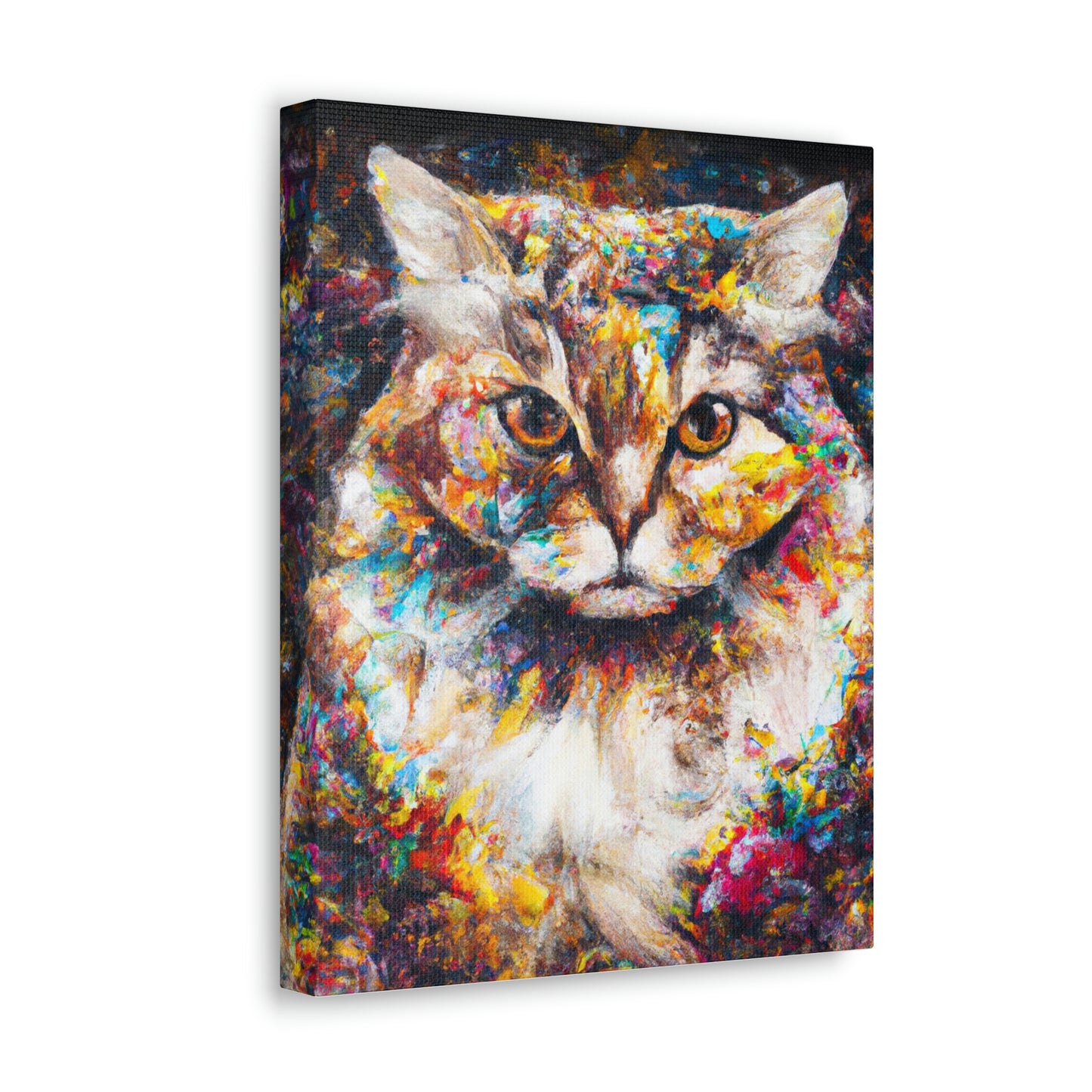 Flower Cat - Canvas