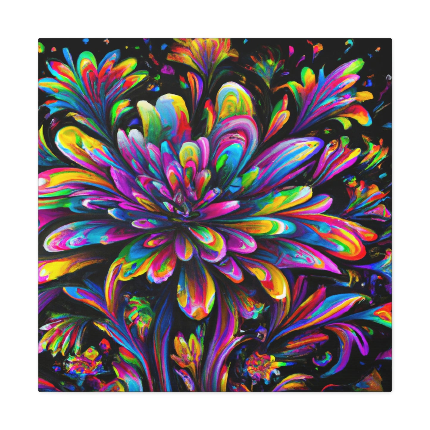 Colorful Bloom - Canvas