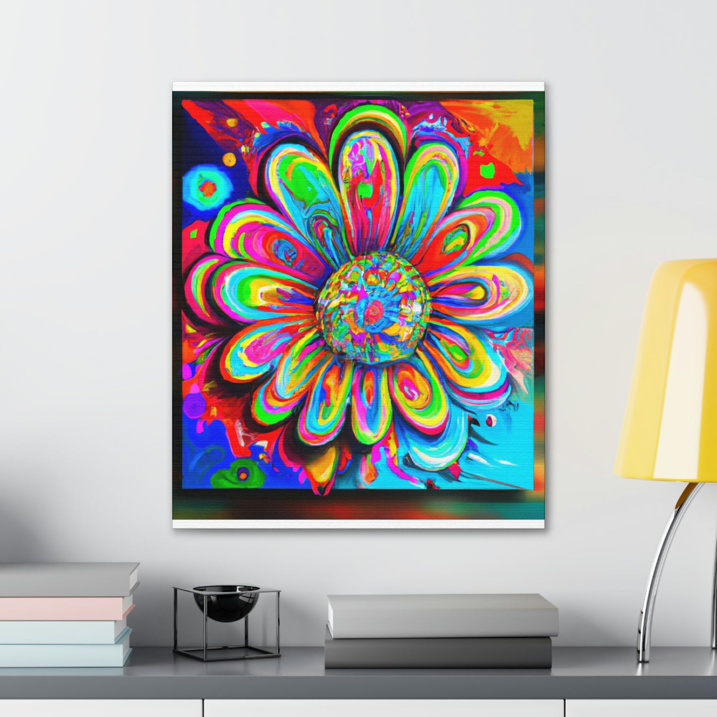 Vivid Bloom. - Canvas