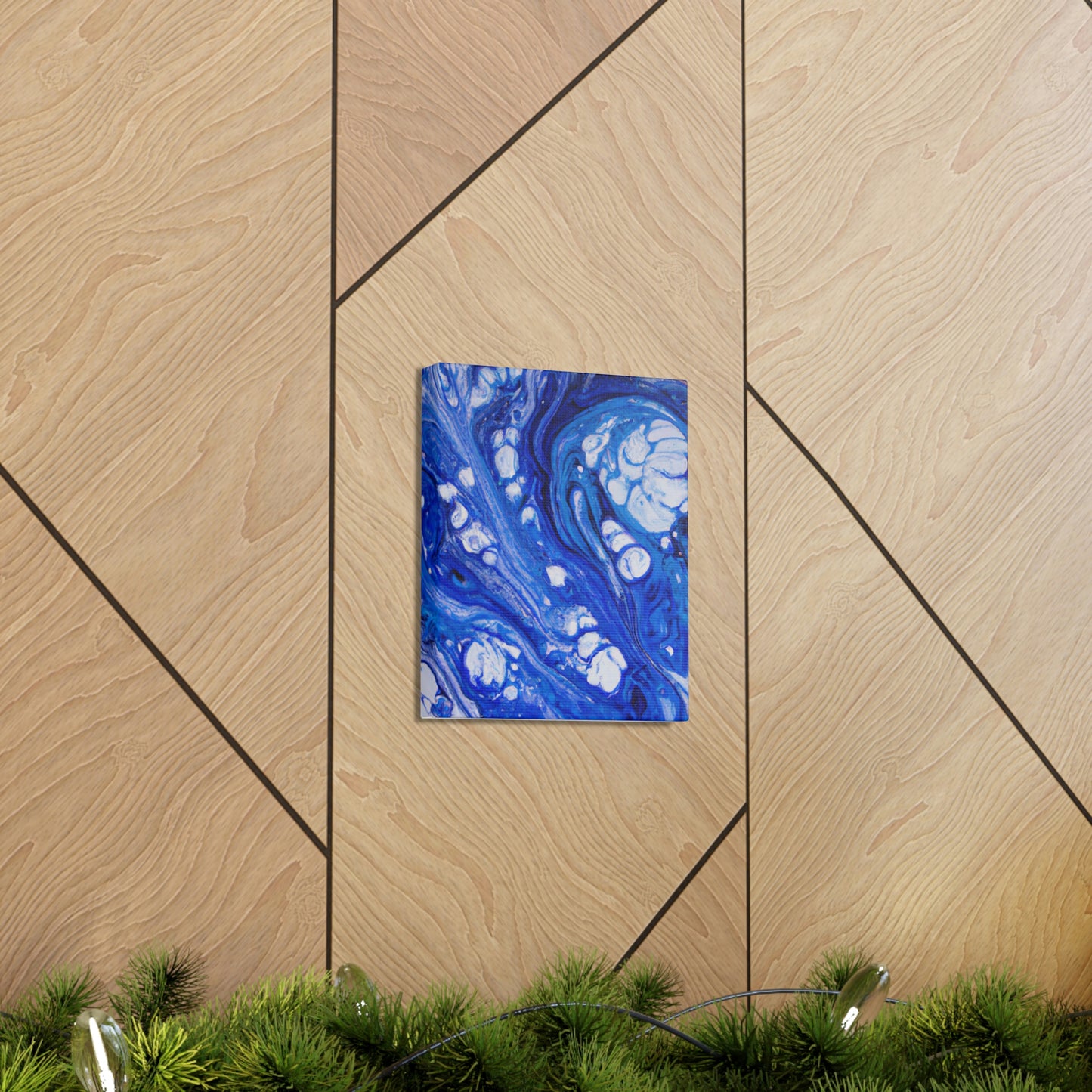 Blue Oasis. - Canvas