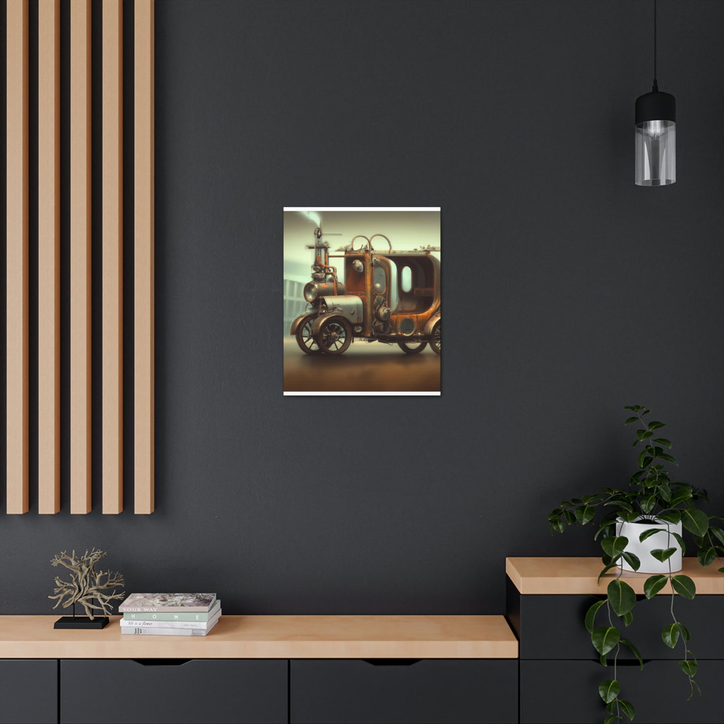 Steampunk Ride. - Canvas