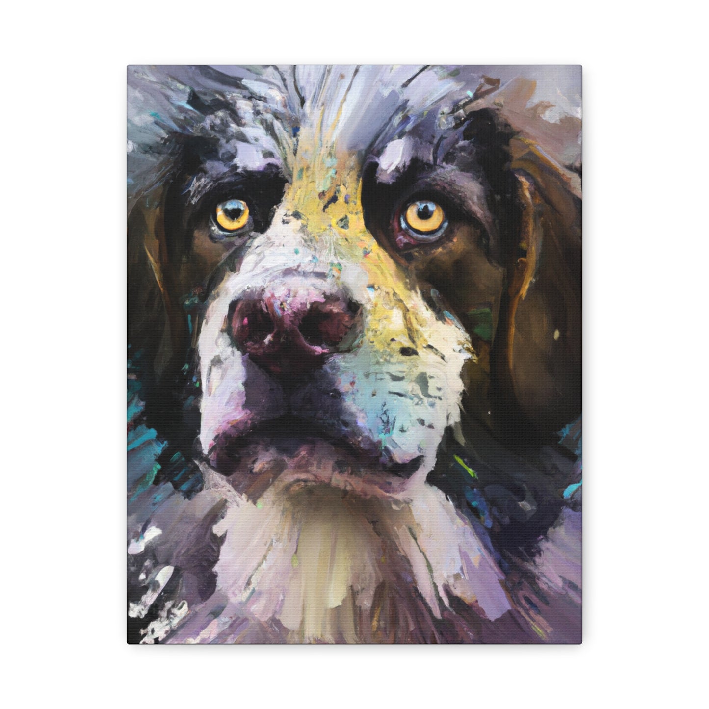 Dogful Vibrancy - Canvas