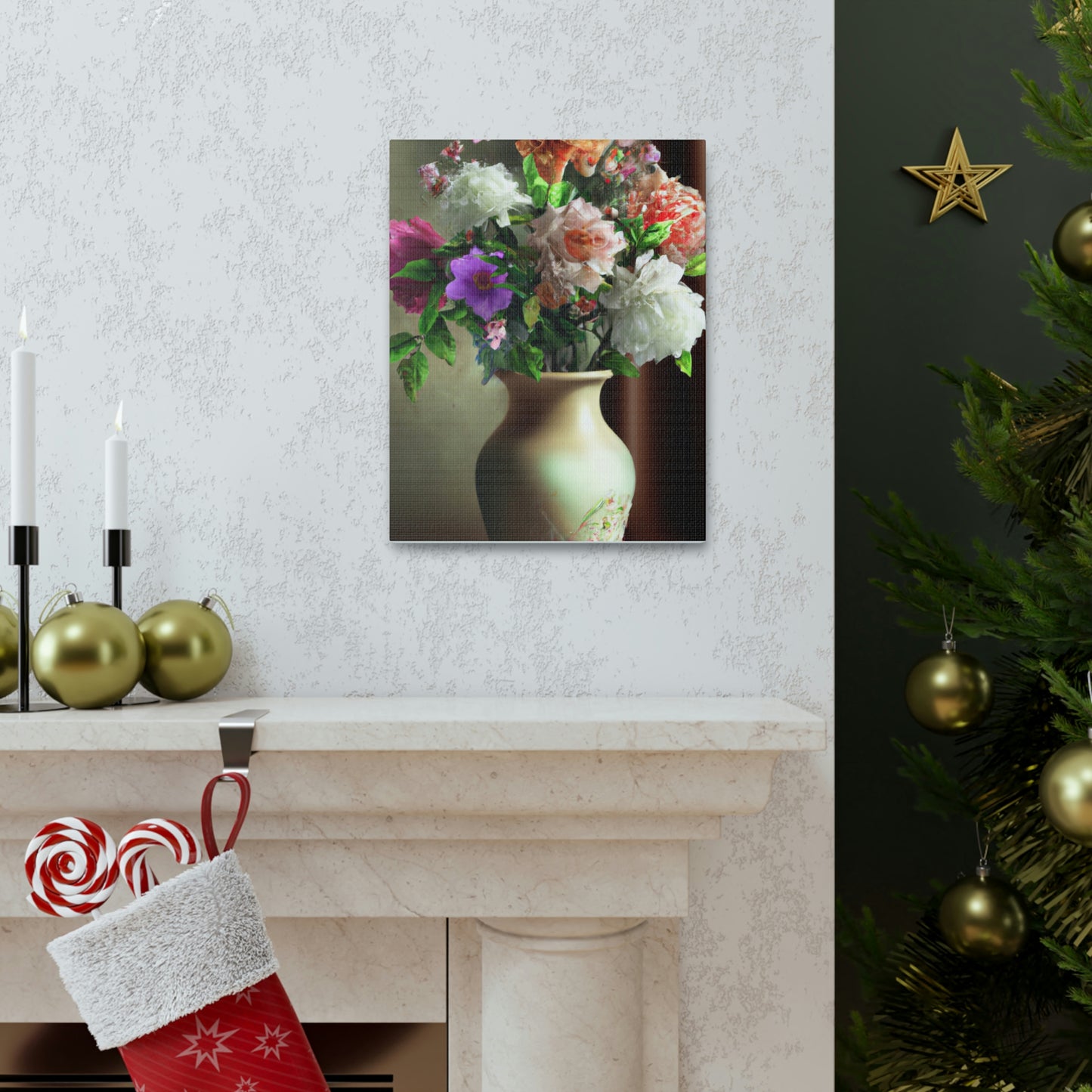 Floral Enchantment. - Canvas
