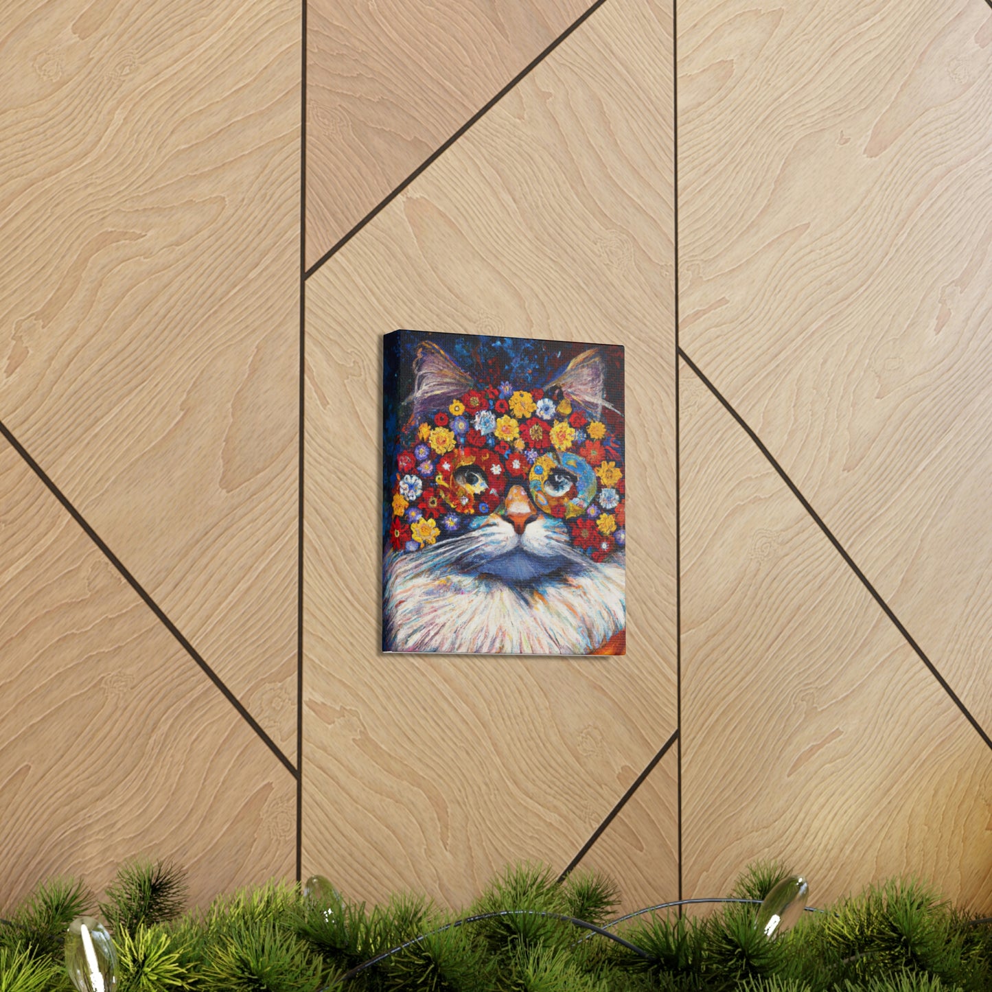 "Feline Vibrance" - Canvas