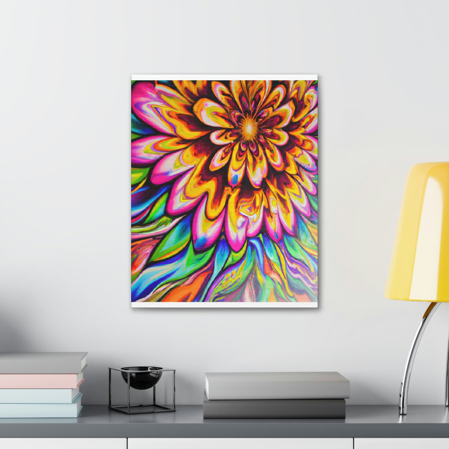 Psychedelic Bloom - Canvas