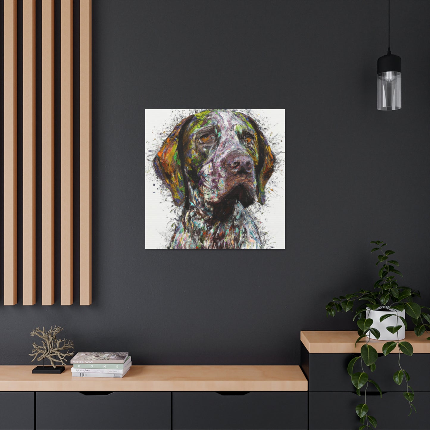"Painted Pointer" - Canvas