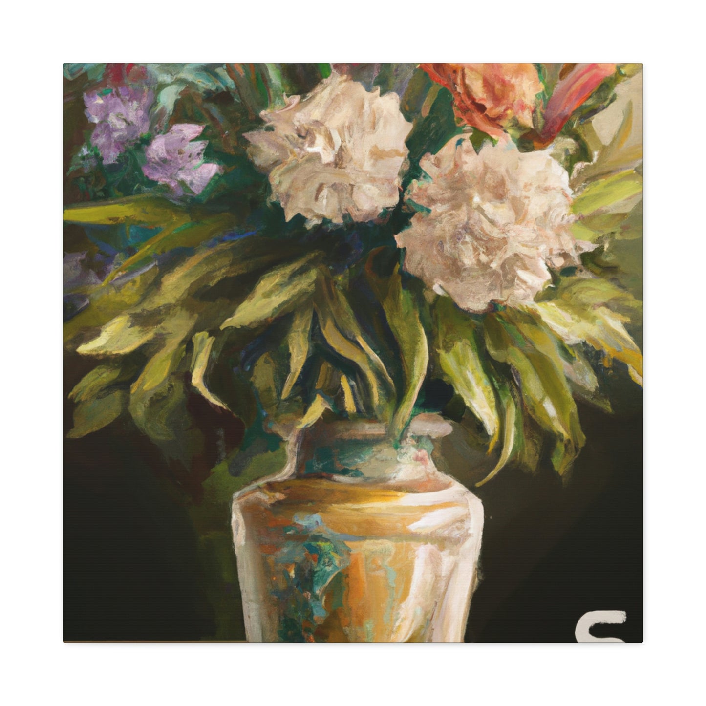 Elegant Flower Beauty. - Canvas