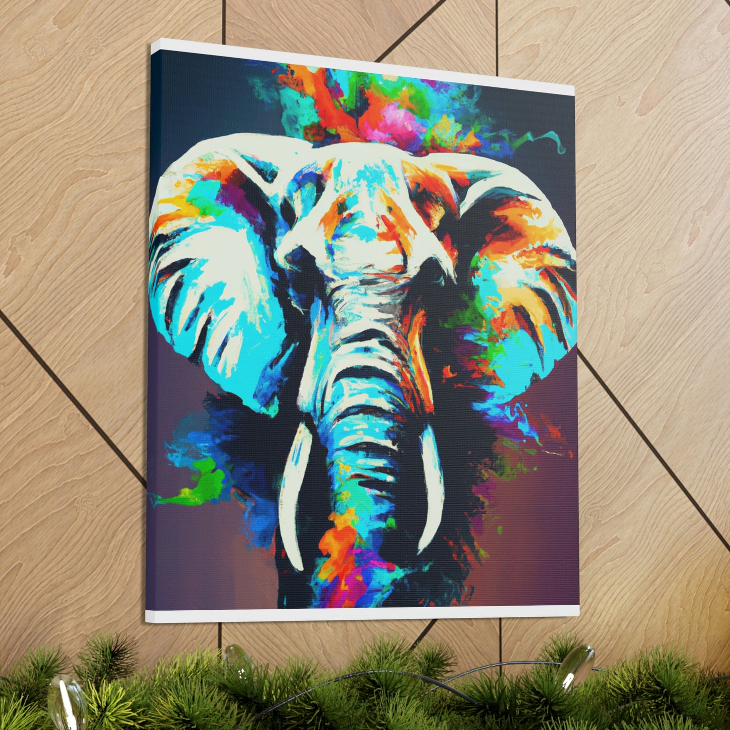 Rainbow Trunk. - Canvas