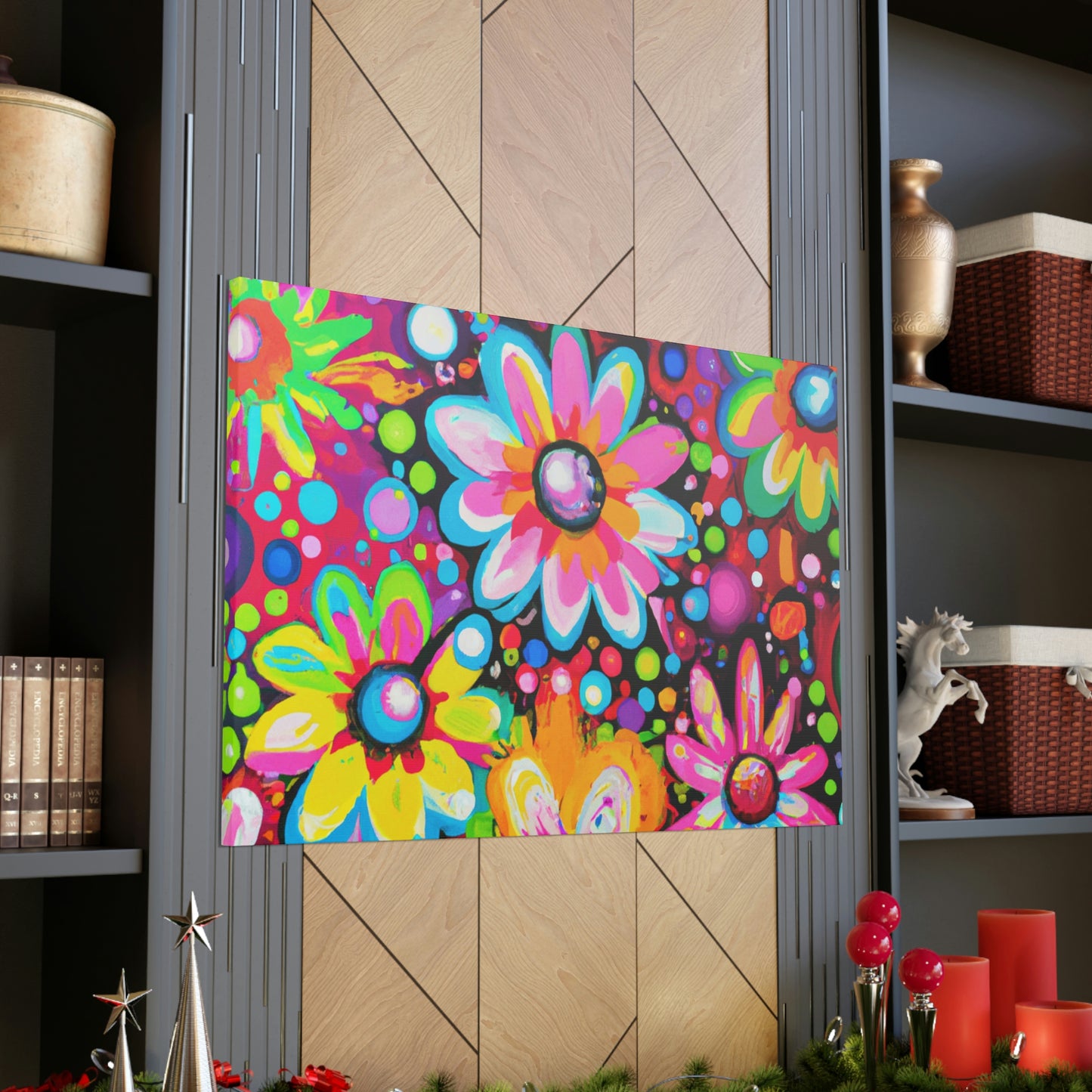 Vibrant Bloom. - Canvas