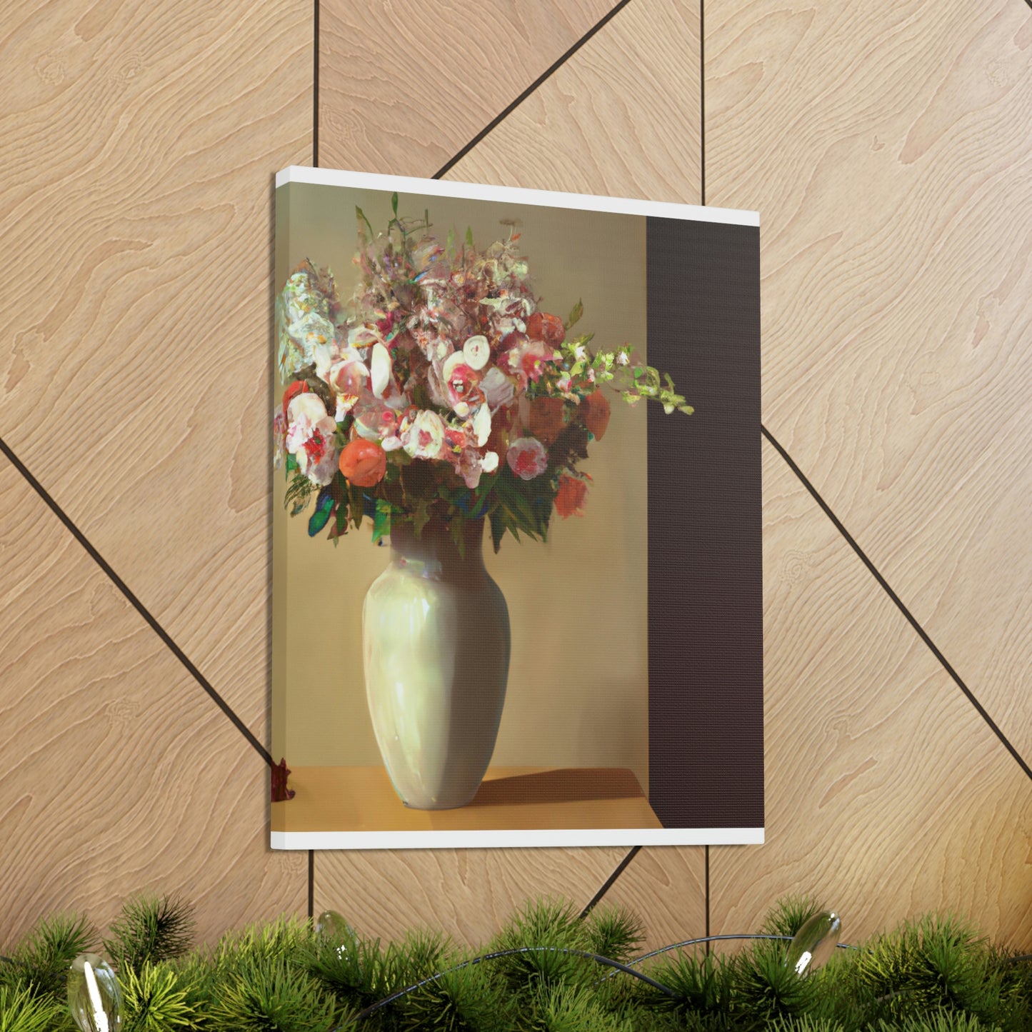 "Beautiful Floral Vase" - Canvas