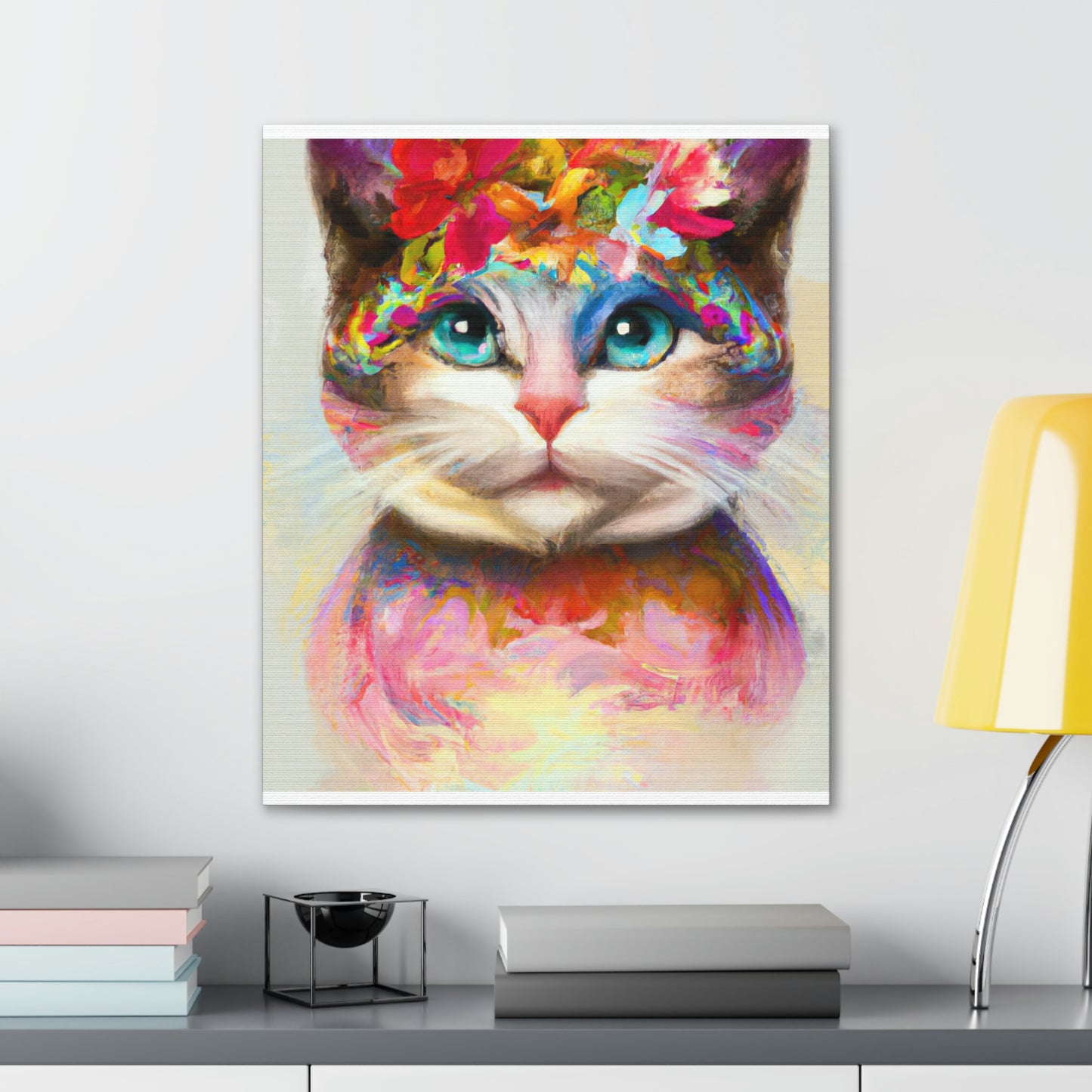 Bloom Cat - Canvas