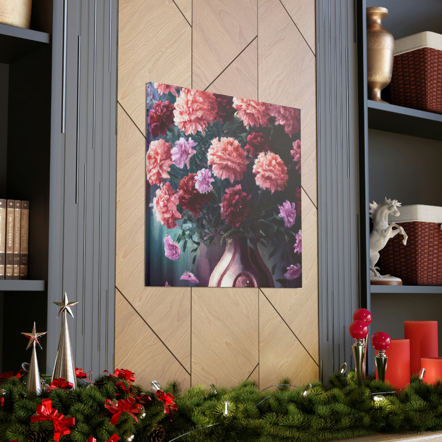 "Flower Vase Bliss." - Canvas
