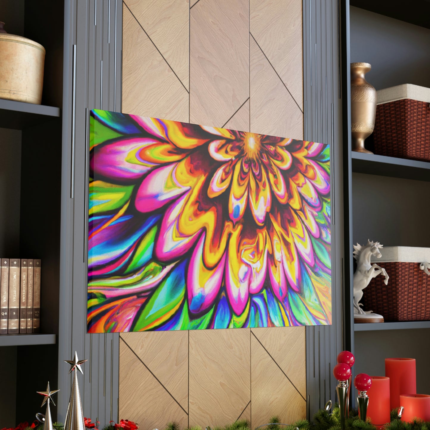 Psychedelic Bloom - Canvas