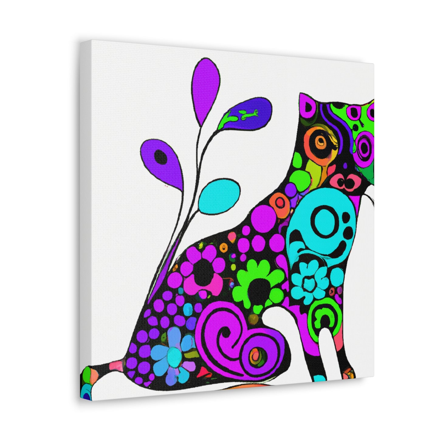 Flora Feline - Canvas