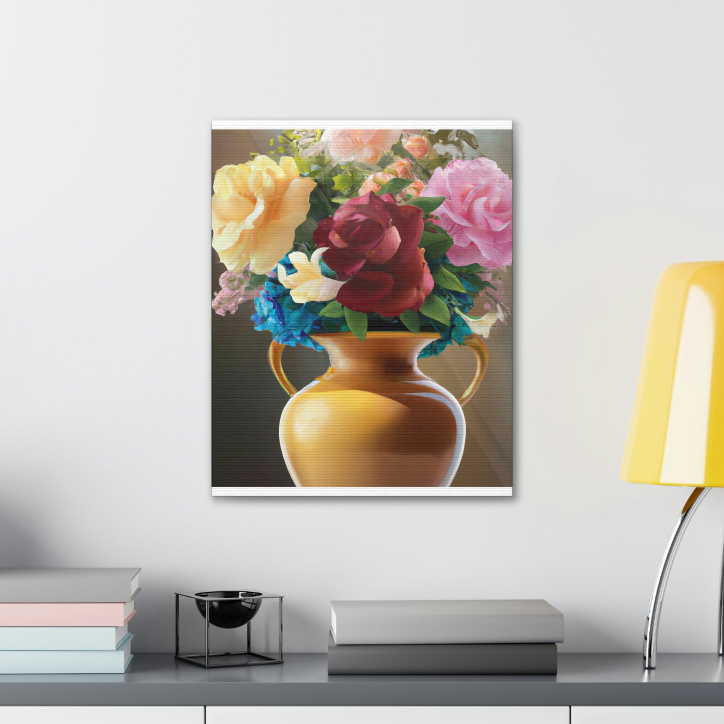 Vase Blossom Splendor - Canvas