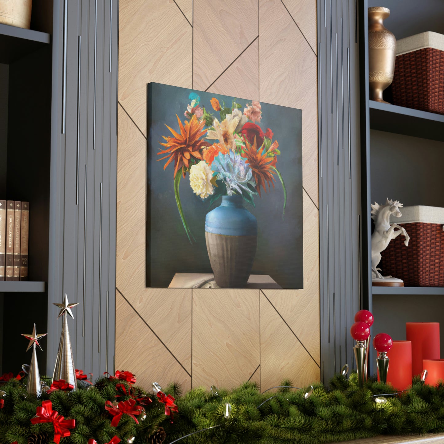 Joyous Floral Lush - Canvas