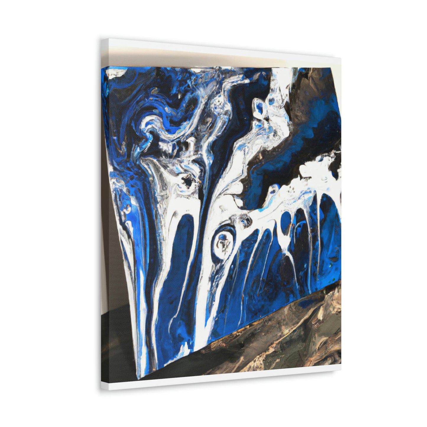 Blue Brilliance. - Canvas