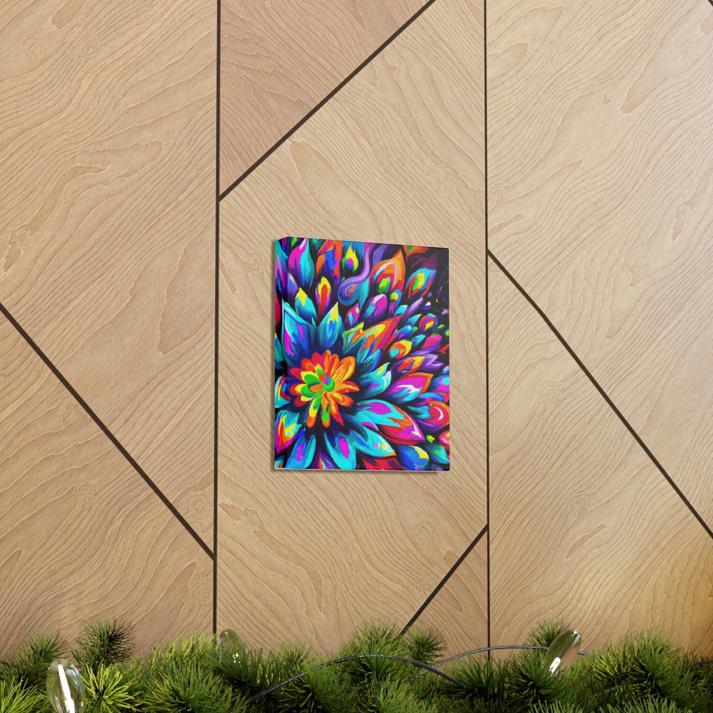 "Psychedelic Bloom" - Canvas