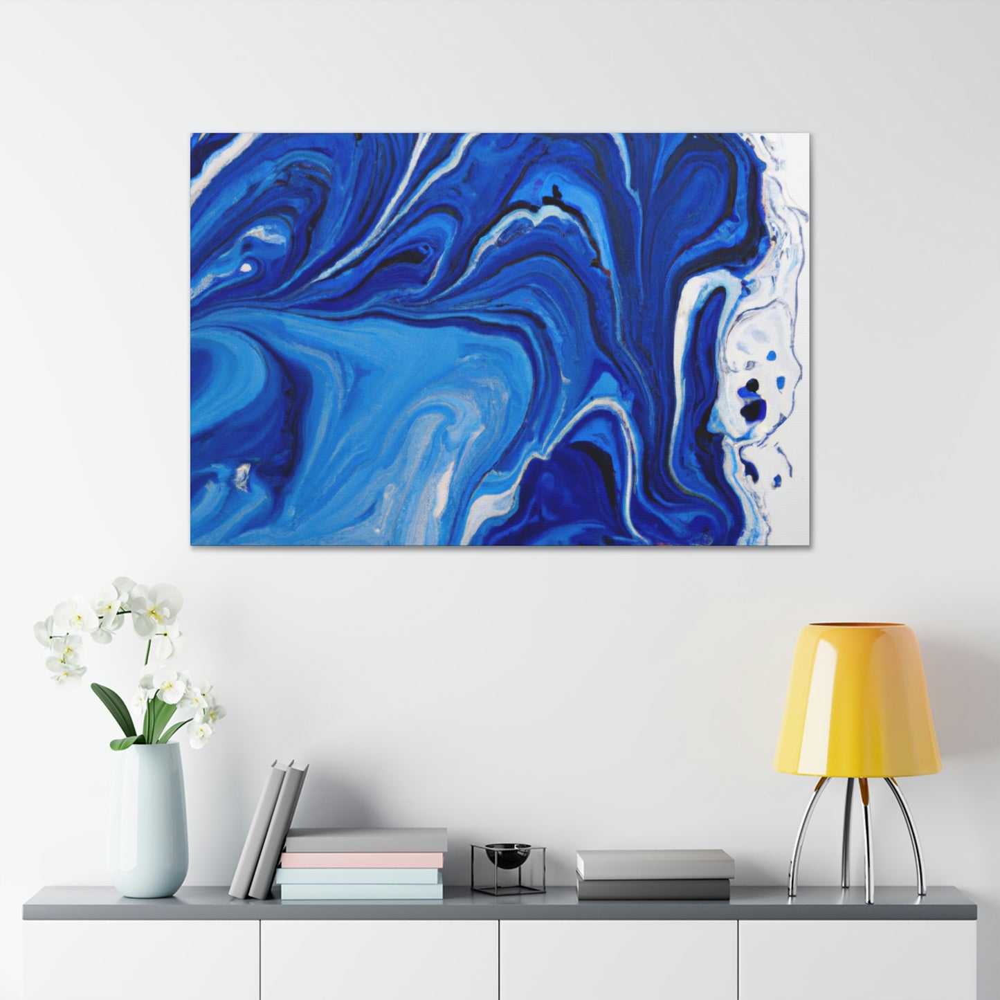 "Aqua Stream" - Canvas