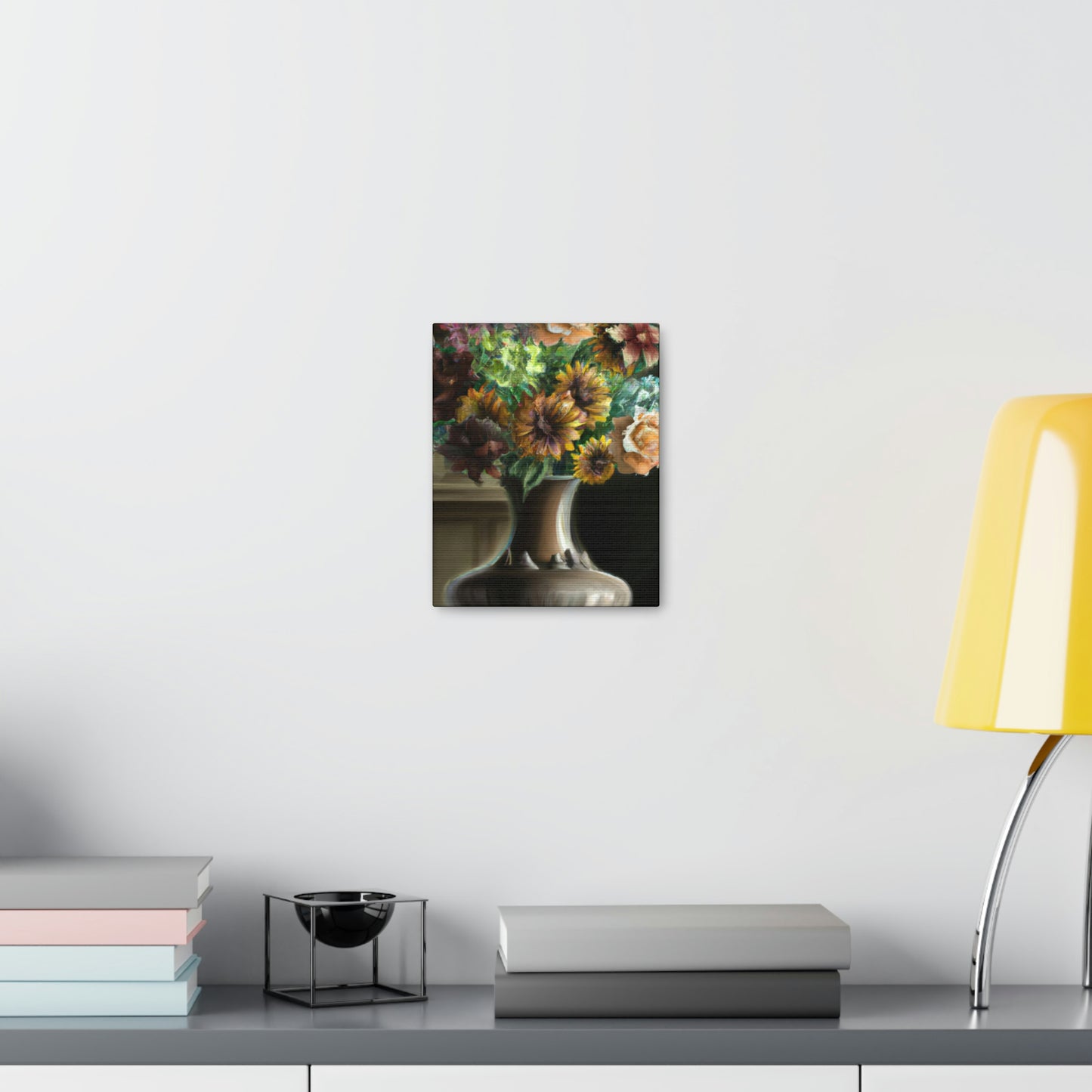"Delicate Blossoms Vase." - Canvas