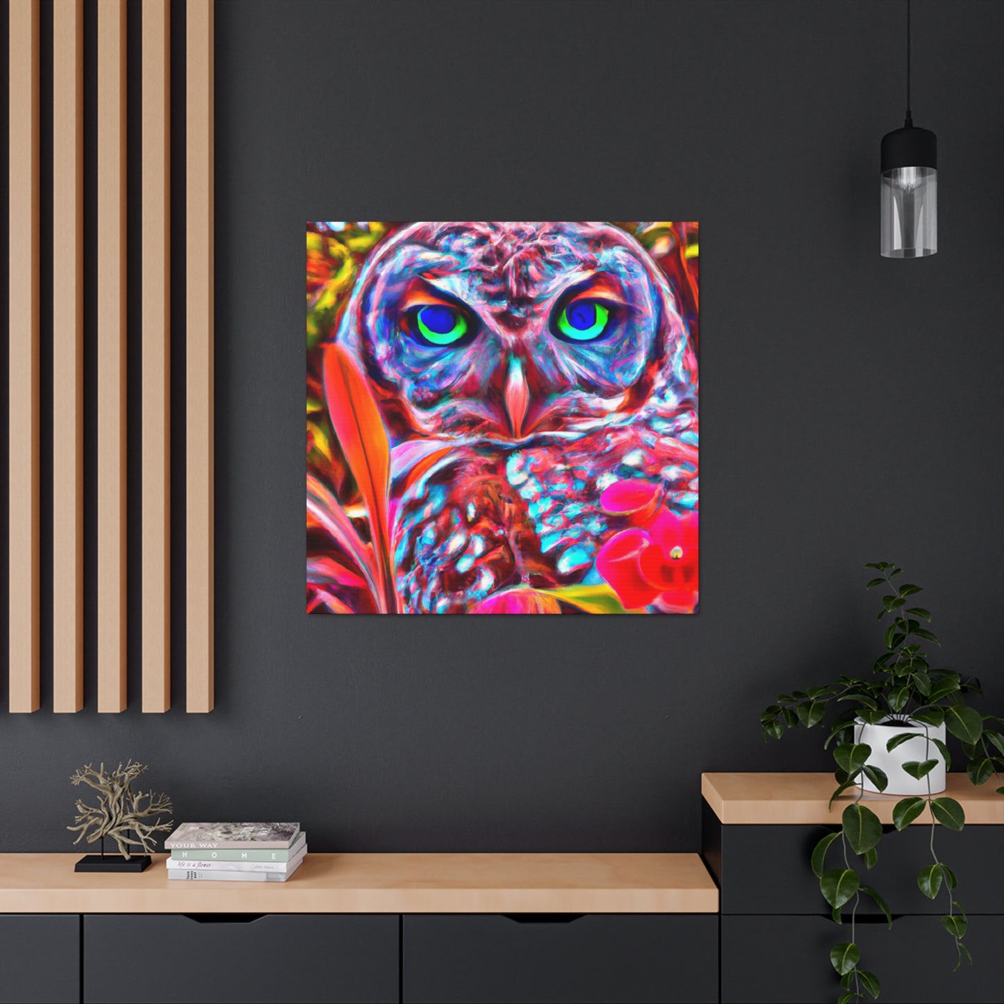 Owl Utopia. - Canvas