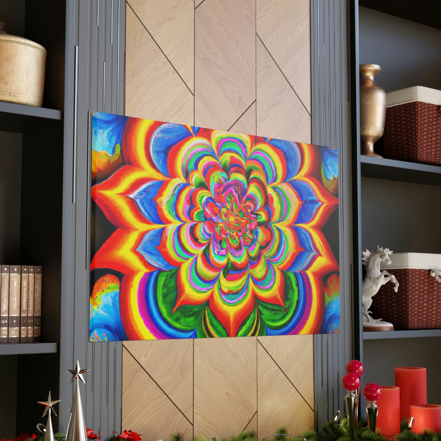 "Vibrant Blooms" - Canvas